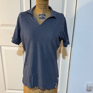 Chick-fil-A Navy Striped Women's Shirt